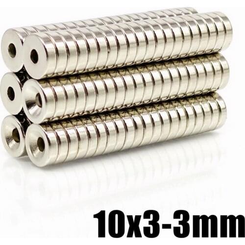 5/10/20/50/100Pcs 10x3-3 Neodymium Magnet 10mm x 3mm - 3mm N35 NdFeB Round Super Powerful Strong Permanent Magnetic imanes
