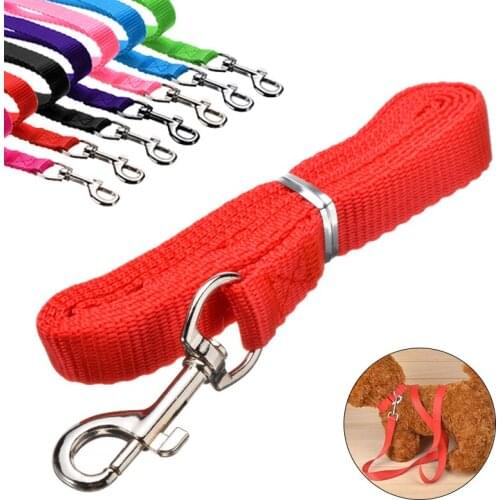 Dog Leash 120cm Nylon Dog Pet Lead Leash Soft Adjustable Harness Pet for Small Medium Dogs Travel Clip Pet Supplies Durable