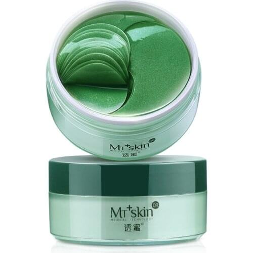 Nicotinamide Collagen Eye Mask Hyaluronic Acid Remover Dark Circles Eye Patches Anti-Puffiness Anti-Aging Moisturizing 60pcs