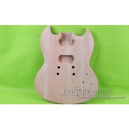 One 0010# unfinished electric guitar body mahogany made
