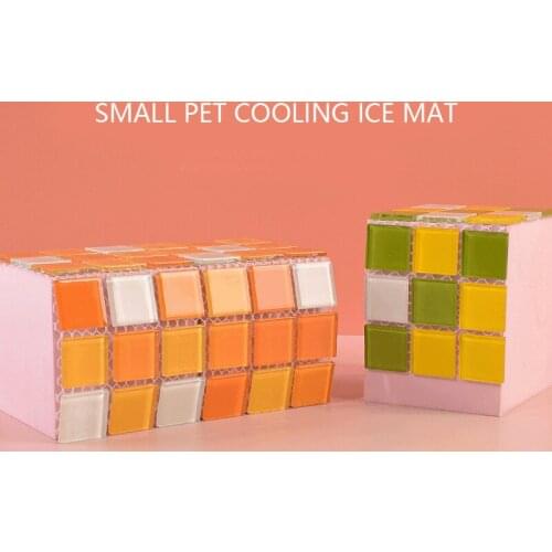 Hamster Summer Cooling Supplies Board Ice Pad Mat Heat Dissipation Summer Supplies,for Guinea Pigs Hamster Chinchilla and Rabbit