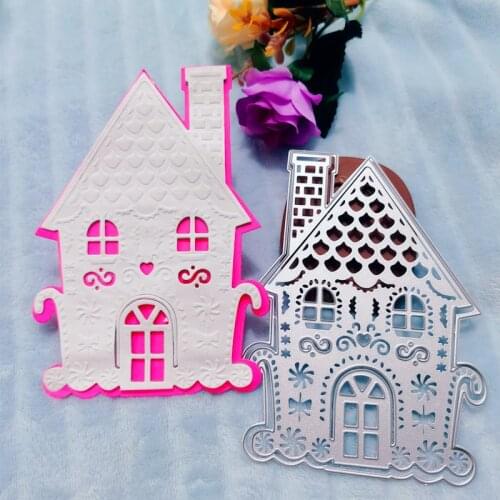 Beautiful house Metal Cutting Dies for DIY Scrapbooking Album Paper Cards Decorative Crafts Embossing Die Cuts