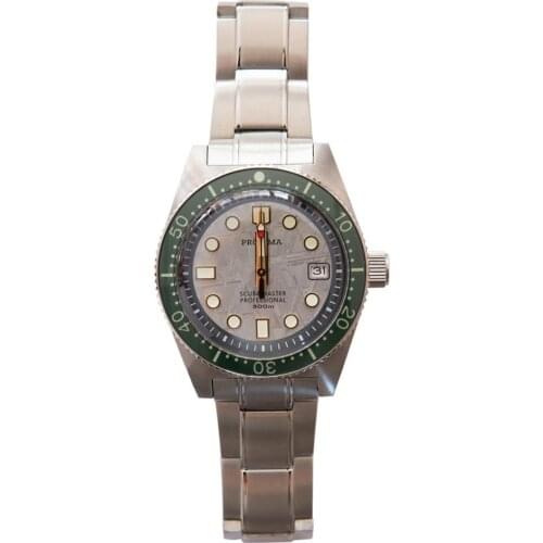 Proxima Luxury Mens Watches Men Automatic Watch Dive 200m Waterproof Mechanical Wristwatch Luminous NH35 Sapphire Moteorite Dial