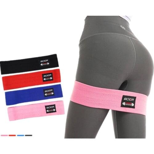 Resistance Bands Training Fitness Gum Hip Lifting Circle Rubber Non-slip Band Yoga Gym Exercise Leg Thigh Glute Butt Squat Bands