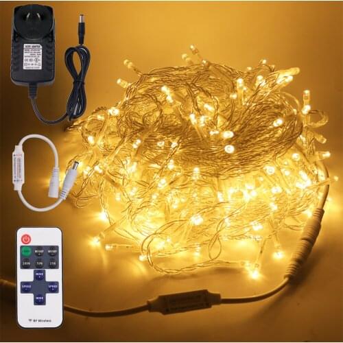 Christmas Lights String LED Fairy Light 10m 20m 30m 50m 100m Xmas Outdoor Christmas Lamp Wedding Party Holiday Lights Dimmable