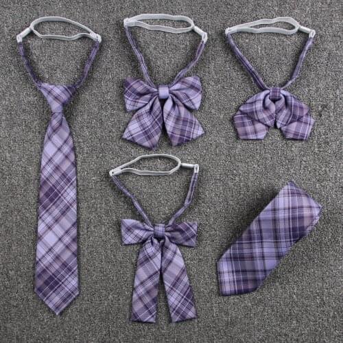 2020 Purple Jk Uniform Bowtie Cute Japanese/korean School Uniform Accessories Bow-knot Tie Design Knot Cravat Necktie Adjustable