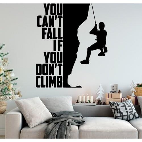 Funny Keep Climbing Wall Stickers Home Decoration Accessories For Babys Rooms Decoration Bedroom Decor Stickers muraux
