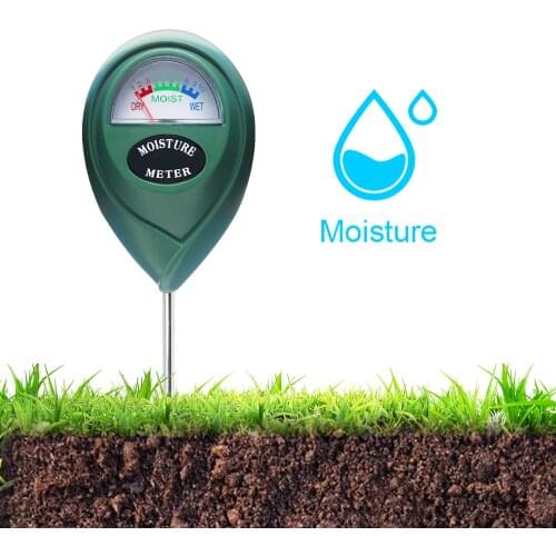 Soil PH Meter 3 in 1 / 4 in 1 Garden Moisture Sunlight Light Soil Tester Detector Hygrometer for Plants Flowers