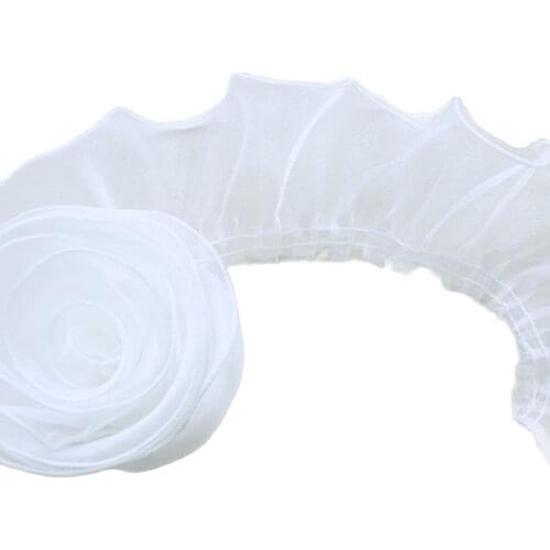 1M Tulle Pink Green Lace Fabric Craft Supplies 10cm Lace Trim Ribbon Guipure Laces Sewing Dress Accessories encaje koronka LX35