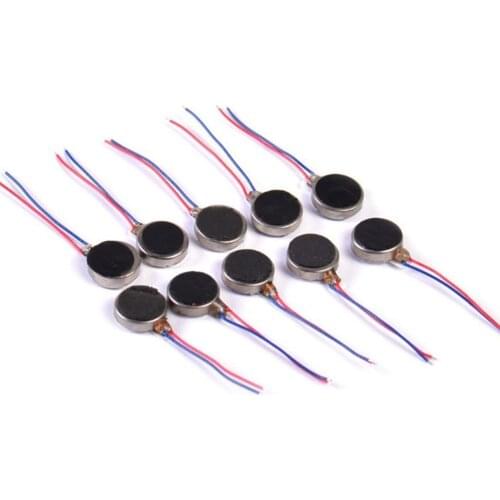 10PCS DC3-5V Micro DC Vibration Motor 1020/1027/1030/1034 For For Phone Coin Flat Motor