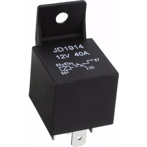 1pc 5 Pin 40A Waterproof Car Relay Long Life Automotive Relays Normally Open DC 12V/24V For Battery Oil Pumb Control Mayitr