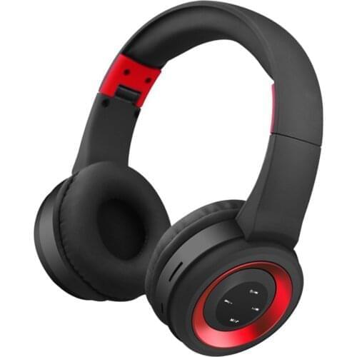 Wireless Bluetooth Stereo Headphones On Ear Headset FM Radio Wired Earphone Transmitter Multifunction For Phone Tablet