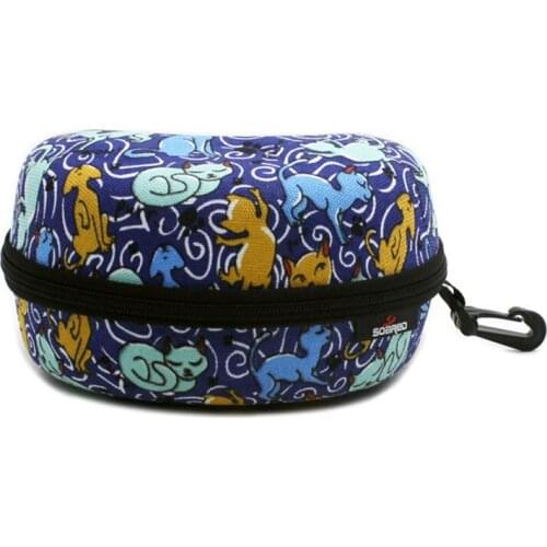 Adult Child Snow Ski Eyewear Case Portable Water Resistant Snowboard Skiing Goggles Sunglasses Carrying Case Zipper Hard Box