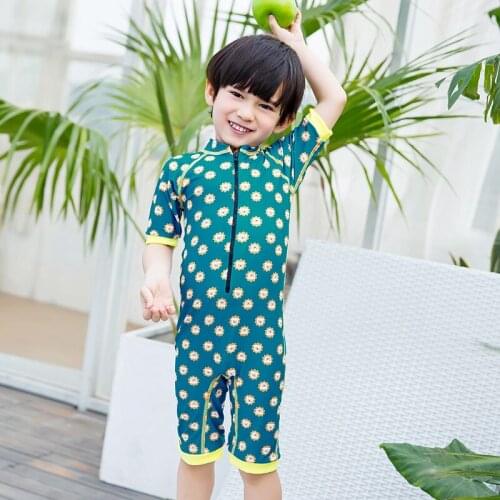 Child Swimwear One Piece Boys Girls Swimsuits Kids Bathing Suits Beach Baby Swimsuits Girl Children Beach Wear Diving Swimming