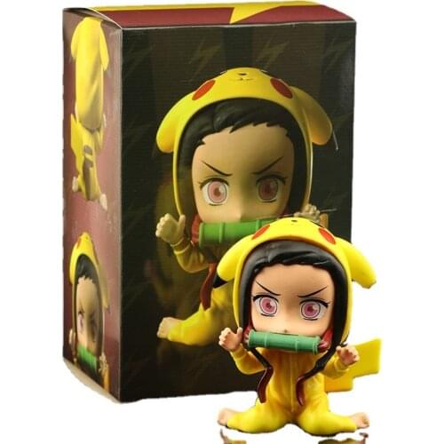 Anime Figure Demon Slayer Kimetsu No Yaiba Kamado Nezuko Action Figure Toys for Kids Collectible Model PVC Doll
