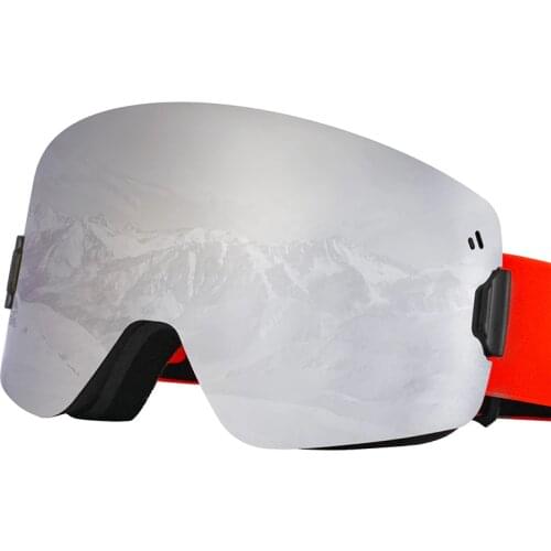 MAXJULI Magnetic Ski Goggles Double Layers UV400 Anti-fog Gig Ski Mask Glasses Skiing Men Women Snow Snowboard Goggles M5