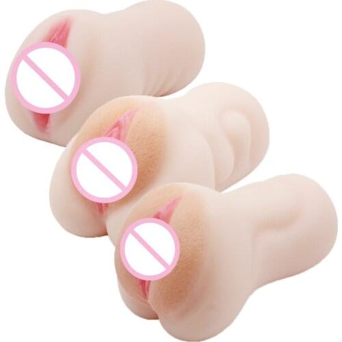 Sex Toys for Men 4D Realistic Deep Throat Male Masturbator Silicone Artificial Vagina Mouth Anal Erotic Oral Sex masculino toy