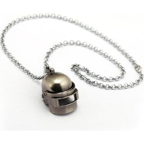 Game Playerunknowns Battlegrounds PUBG Level 3 helmet Pendant Necklace