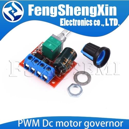 PWM Dc motor governor 5V-35V speed-control switch 5A Switch function LED Dimmer