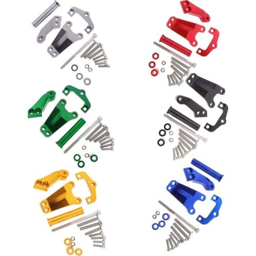 Steering Damper Stabilizer Buffer Control Bar with Mounting Bracket Kit for Kawasaki 2013 2014 2015 2016 ER6N