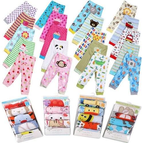 PP Pants 3/4/5 Pieces A Lot Baby Trousers Kid Wear Busha Baby Pants Cartoon Boy Girl Infant Toddlers Clothing Cotton Pant