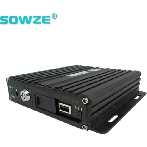 SOWZE Free Shipment 4ch AHD Basic Module Single SD Card Mobile Dvr For Vehicle CCTV Recorder System