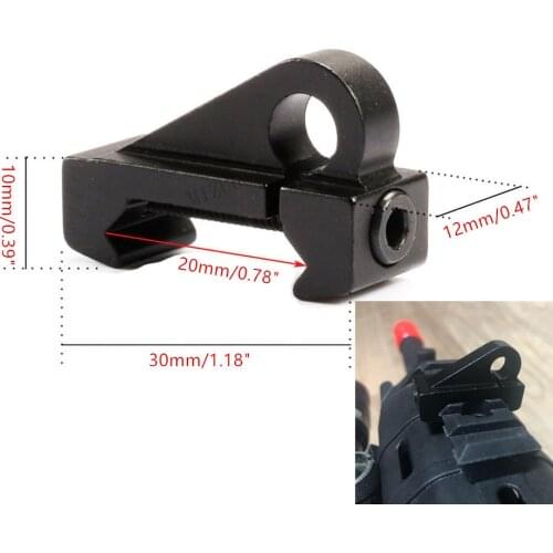 Tactical Picatinny Sling Hook Mount Adapter Swivel Attachment Scope Mount 20mm Picatinny Rail Weaver Connector AR Airsoft