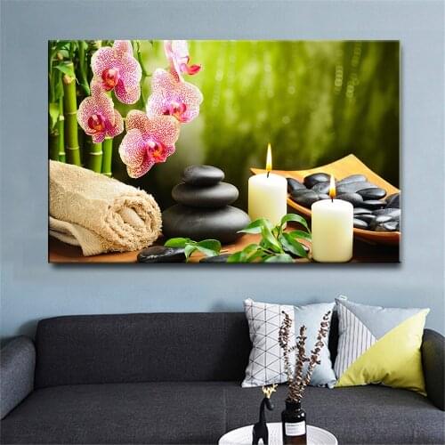 Zen Spa Still Life Canvas Wall Art Living room Bedroom Decor Pictures Art Cuadros Home Decor Canvas Posters Prints Home Decor