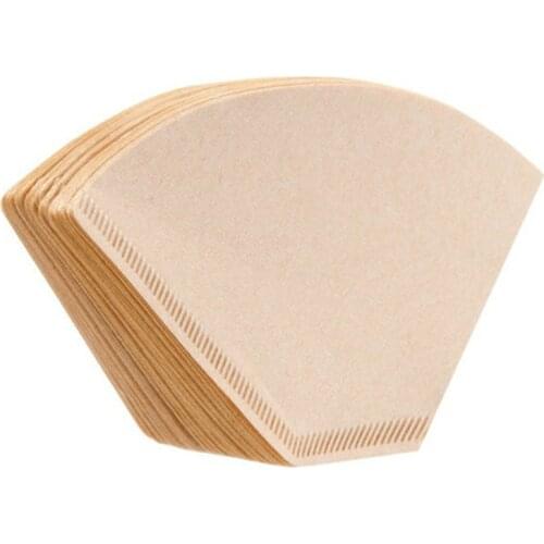 10pcs/lot Wooden Original Hand Drip Paper Coffee Filter Coffee Filters Eco-friendly Coffee Filter Bag Coffee Maker Accessories