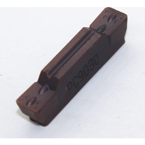 10PCS CNC Lathe MRMN200 MRMN300 MRMN400 M for korloy Carbide Groove Arc PC9030 Blade Stainless steel processing