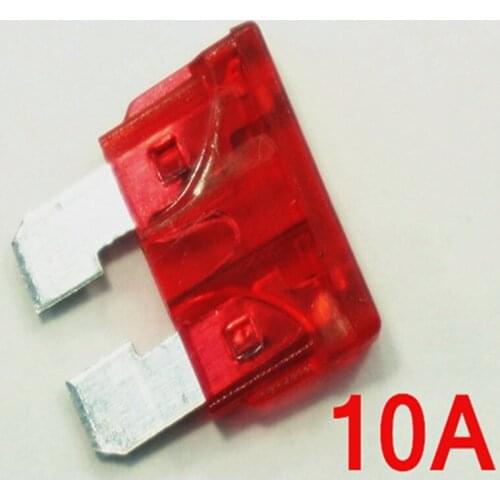 100 pcs/lot)10A / 32V Car Vehicle Auto Medium Blade ATO Fuse, 10 Amp, Automotive Fuse