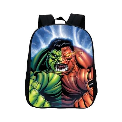 11/13/16 inch Hulk Printing Satchel Laptop Rucksack Backpack Student School Shoulder Bag Pencil Bag Teenager Travel