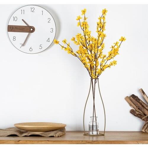 2019 Yellow Flowers Winter Jasmine Dancing Orchid Fake Flower Silk Plastic Artificial Flower For Home Wedding Party Floral Decor