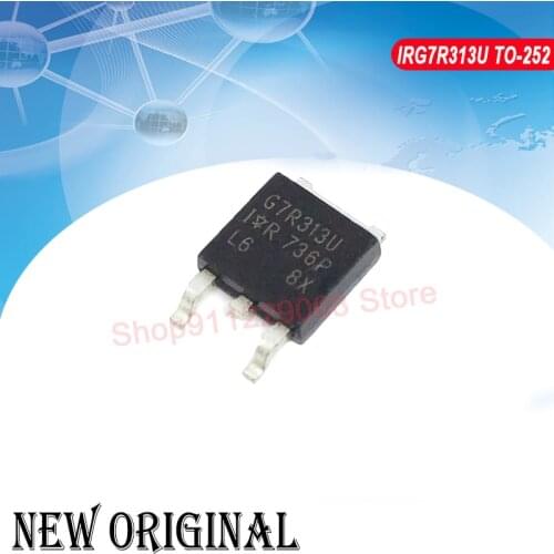 5 Pieces) G7R313U IRG7R313U TO-252 / 6143D BTS6143D / 70S360P7 IPD70R360P7S 700V 34A / 4N04L08 IPD50N04S4L-08 40V 50A TO-252