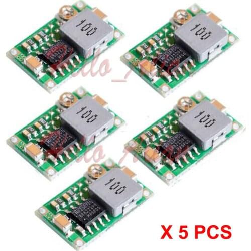 5pcs/lot Mini 3A DC-DC Buck Step Down Voltage Regulator Module DC 4.74V-23V To DC 1.0V-17V Synchronous Rectification