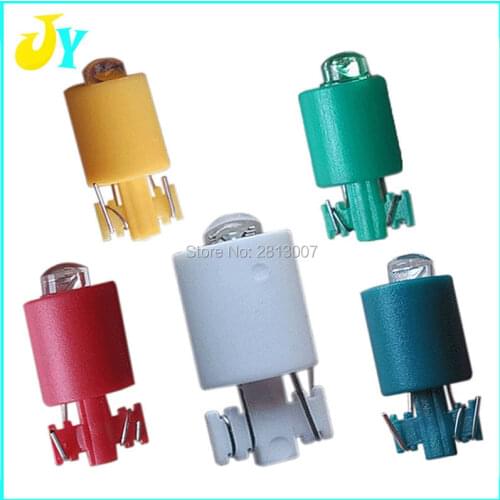 50 pcs /lot DC12V LED light, green, blue, white, yellow, and red for push button, arcade game machine parts