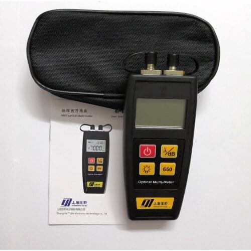 Free Shipping Optical Tester built in Fiber Power Meter with 50mW Visual Fault Locator 25KM