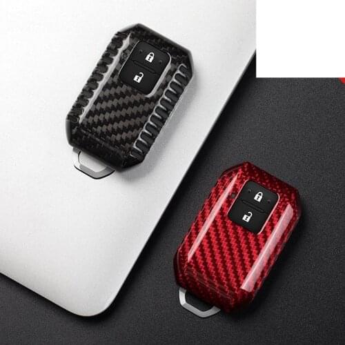 Real Carbon fiber Car Remote key case key Cover for suzuki swift 2017 2019 2020 wagon R monopoly keyless holder protection