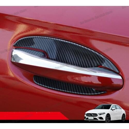 Lsrtw2017 Car Door Handle Cover Door Bowl Panel Trim for Mercedes Benz Glb 200 180 250 2019 2020 2021 X247 Auto