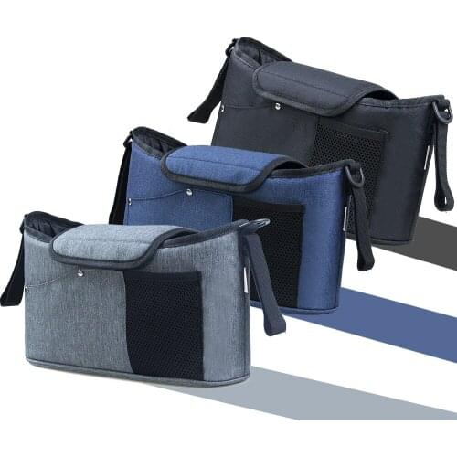 Baby Stroller Organizer Large Storage Bag For Baby Stuff Mummy Travel Diaper Bag Hanging Carriage Pram Buggy Cart Bottle