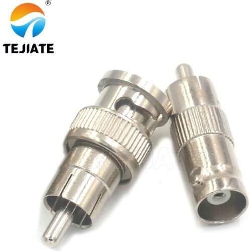 5Pcs/lot BNC Female To RCA AV Male Connector Adaptor for CCTV Security Camera Surveillance Video BNC MALE