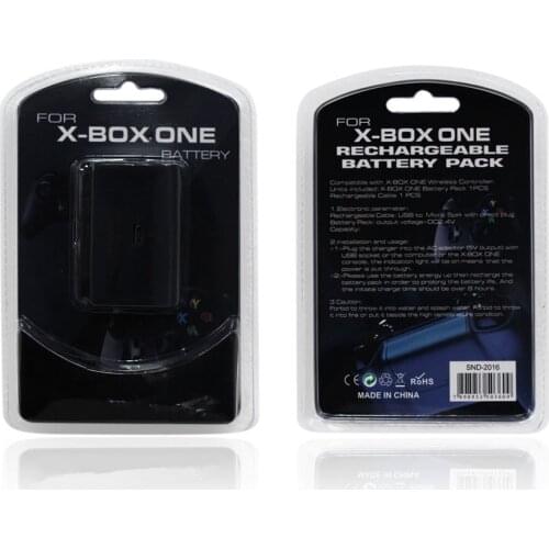 1Pcs 2400mAh Rechargeable Replacement Backup Battery Pack + USB Charging Cable for Microsoft For XBOX ONE Controller Gamepad