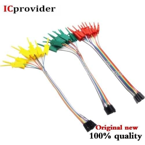 Quality test of the quality test hook clip. Logic analyzer test folder For USB Saleae 24M 8CH