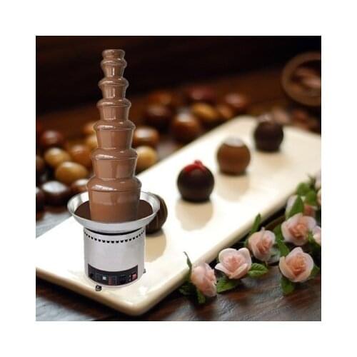 110v 220v chocolate fountain machine with melting chocolate fountain fondue machine 7 tiers commercial fountain machine