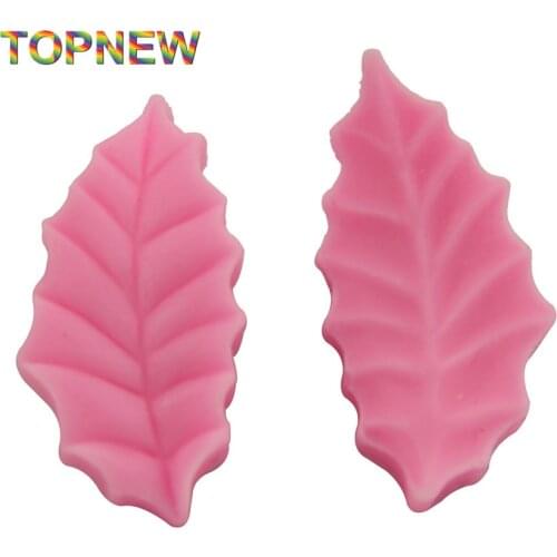 2pcs leaf shape silicone soap mold,Fondant Cake Decorating styling Tools, bakeware,cooking tools kitchen accessories 2299