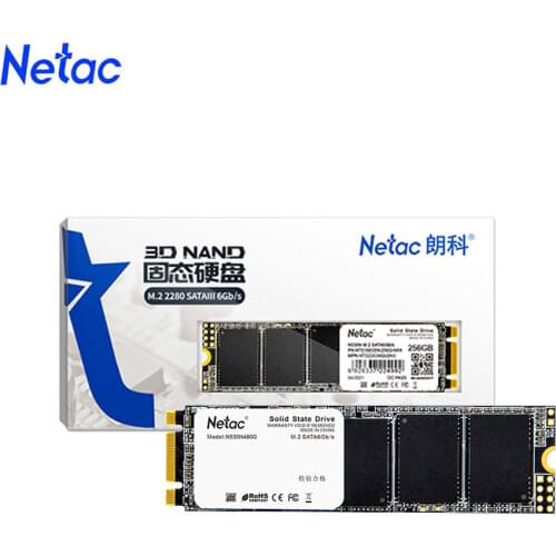 Netac M2 SSD SATA ssd 120gb 240gb 480gb M.2 2280 NGFF Internal Solid State Drive Hard Disk for laptop computer