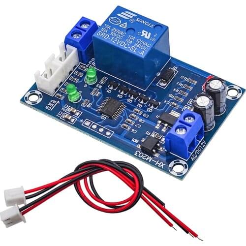 XH-M203 Full Automatic Water Level Controller Pump Switch Module AC/DC 12V Relay