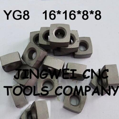 YG8 Carbide Power Feed Contact 16X16X8X8 for Wire Cut EDM Parts
