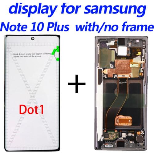 Original AMOLED for SAMSUNG Galaxy Note 10 plus LCD Display Touch Screen Note 10Plus Note10 Plus N975 N9750+dead pixel