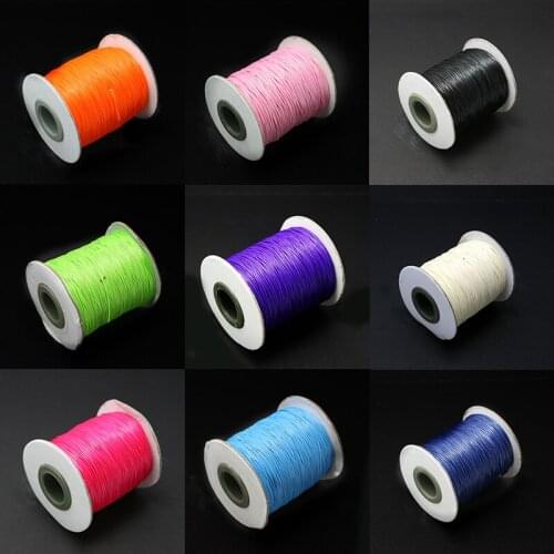 0.5mm 160m/lot Wax Cords Jewelry Cord String Beading Rope Thread Jewelry Findings For Jewelry Making Bracelet Necklace DIY